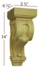 Large Arts & Crafts Carved Corbel