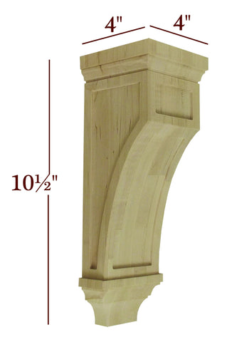 Extra Small Full Window Shaker Contemporary Mission Corbel