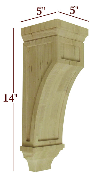 Small Full Window Contemporary Mission Corbel