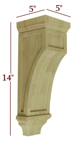 Small Full Window Contemporary Mission Corbel