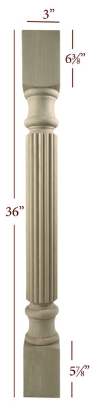 Small Essential Reeded Island Leg