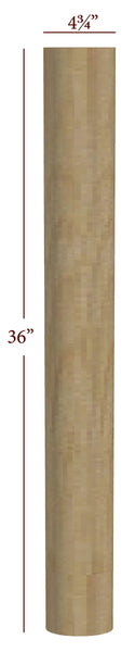 Massive Vista Contemporary Round Straight Island Leg