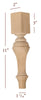 Grand Plain Traditional Furniture Leg